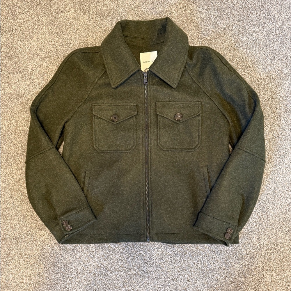Avec Les Filles Forest Green Jacket